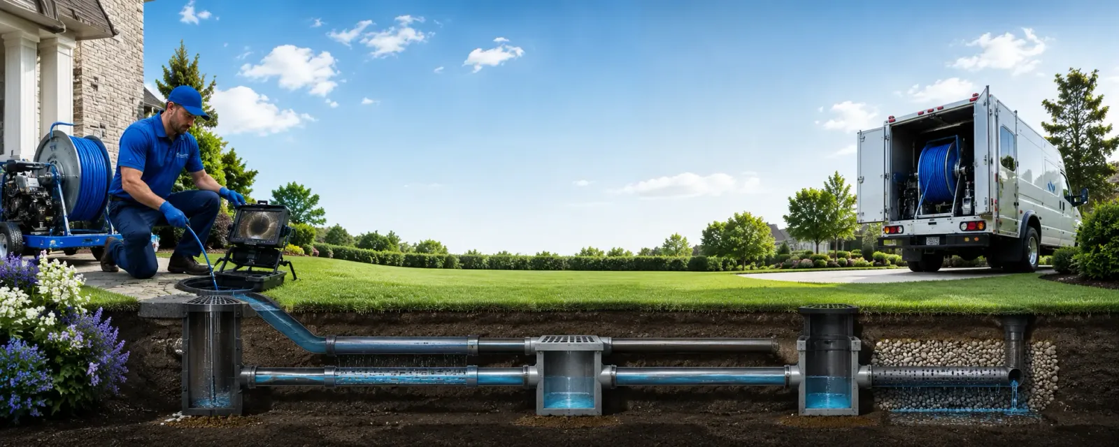 Outdoor drain cleaning information for Turner, MI