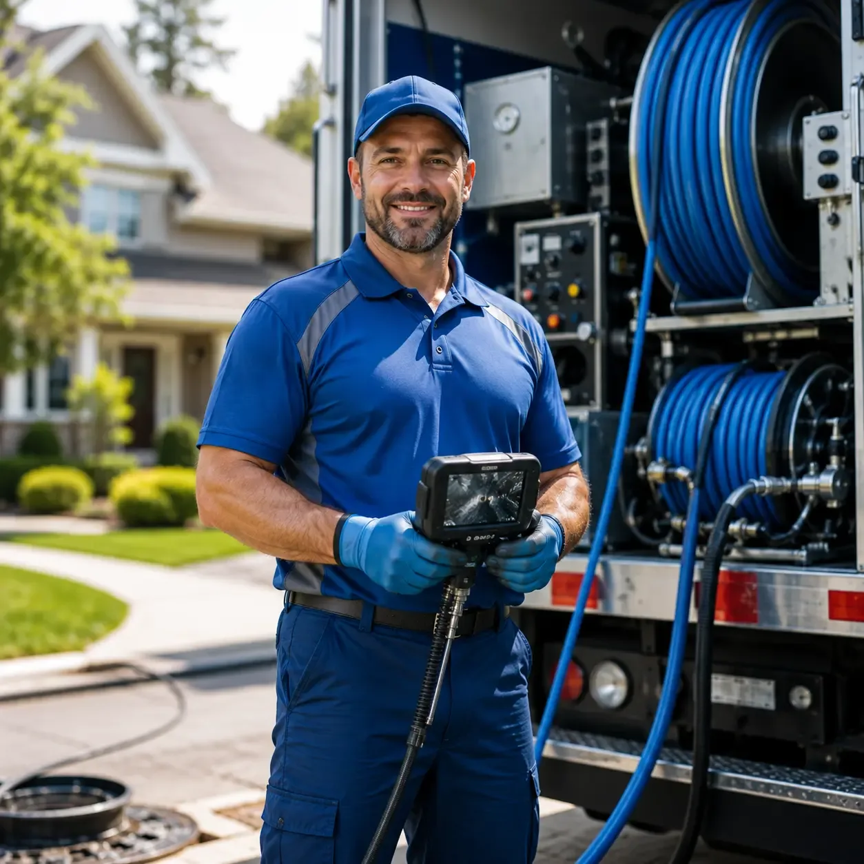 Local outdoor drain cleaning specialists in Turner, MI